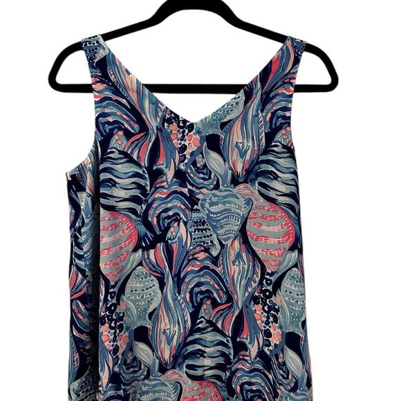 Lilly Pulitzer Florin‎ Shade Seekers V Neck Reversable Tank Lightweight Beach - Picture 2 of 4